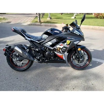 Kawasaki Ninja 250cc , 300cc & 400cc Black & Silver